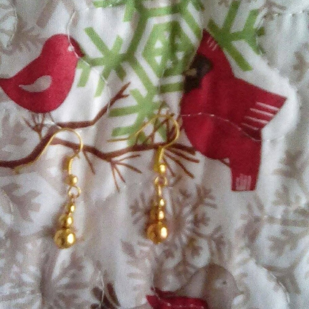💮Gold Balls stacked Fashion Earrings